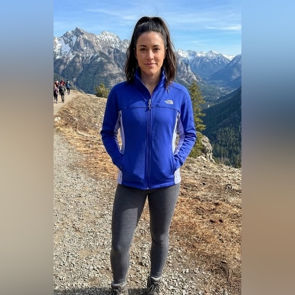 The North Face Jackets & Blazers - The North Face Royal Blue Two Toned Softshell Jacket Activewear Hiking Layering